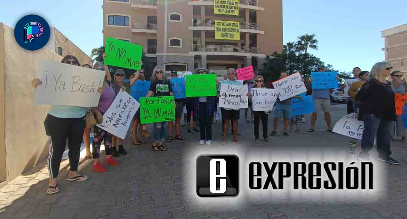 Residentes estadounidenses en San Carlos se manifiestan por despojo de condominios; piden intervención de autoridades: periodista