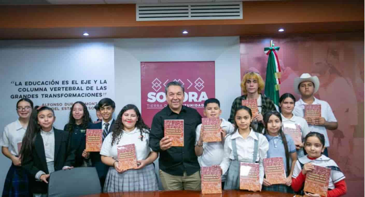 Participan estudiantes en Sonora en concurso de libro sobre cuentos para prevenir la degradación ambiental