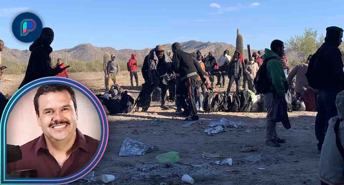 Testimonios de migrantes en Lukeville, Arizona, que esperan ser atendidos por EEUU