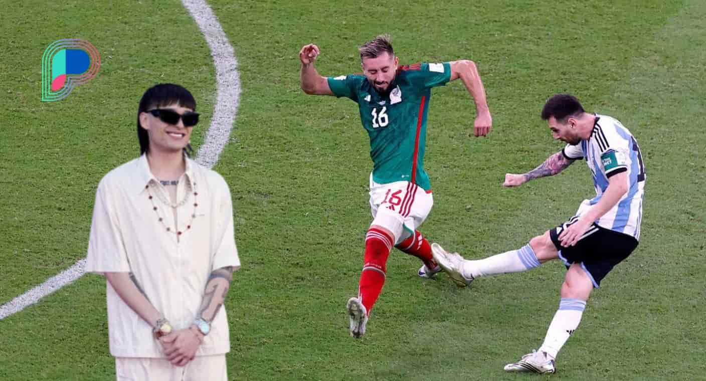 Peso Pluma elogia a Messi y recuerda la derrota de México ante Argentina en el Mundial de Catar (VIDEO)