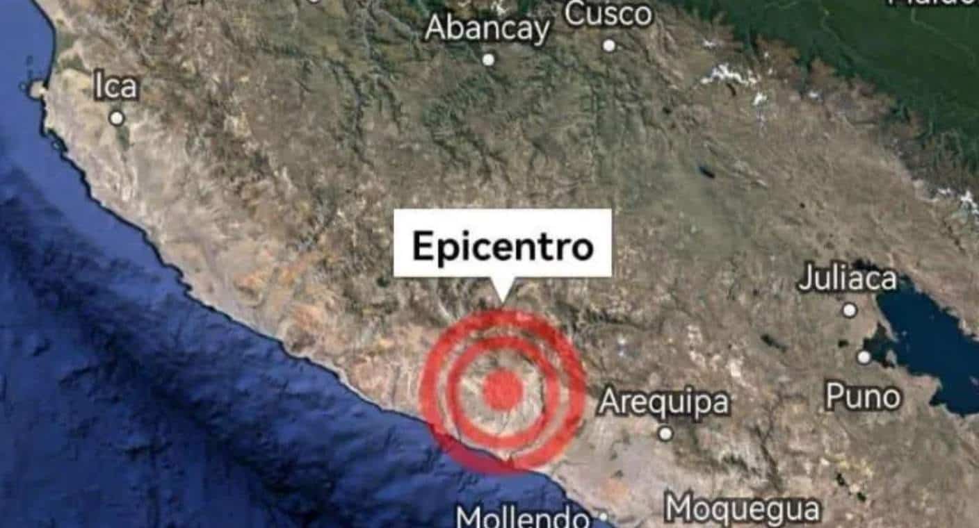 Sismo de magnitud 6.2 sacude el sur de Perú