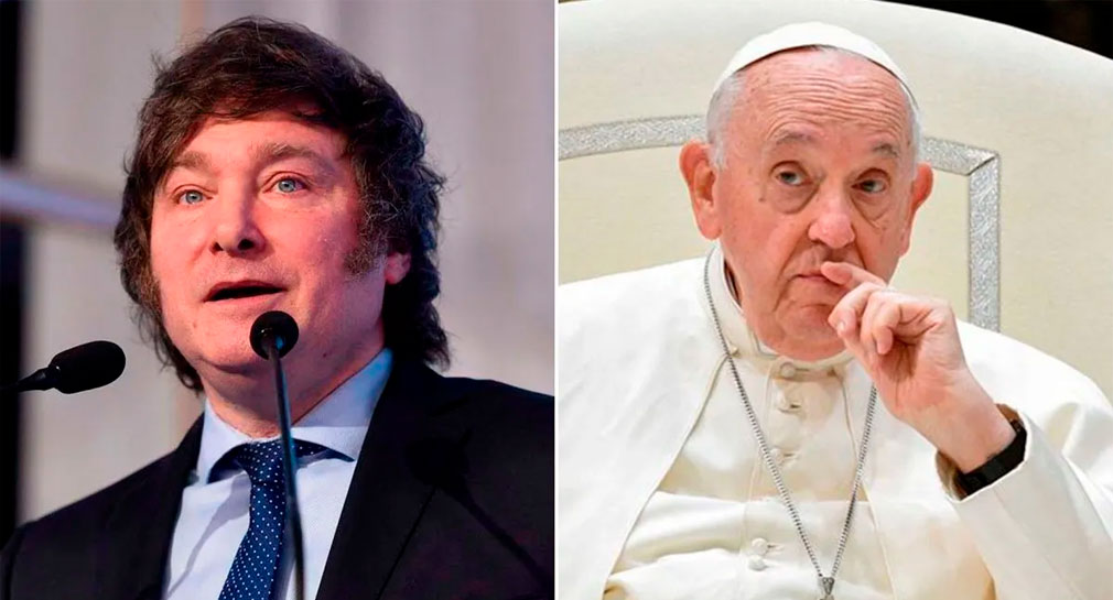 Javier Milei invita al papa Francisco a visitar su natal Argentina
