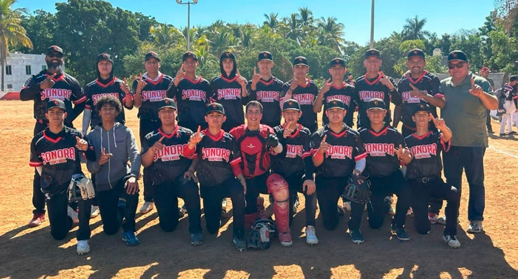 Sonora gana títulos nacionales Sub 17 y Sub 14 de softbol varonil