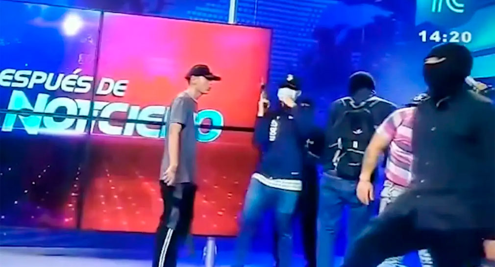 “Fueron 15 minutos de terror”, narra periodista cómo vivió la toma de canal de televisión ecuatoriano por sujetos encapuchados