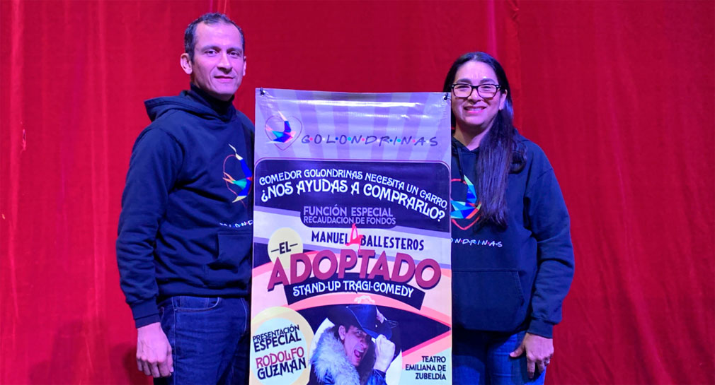 Invitan a función de stand up ‘El Adoptado’ a beneficio del comedor Golondrinas en Hermosillo, que busca adquirir nuevo transporte