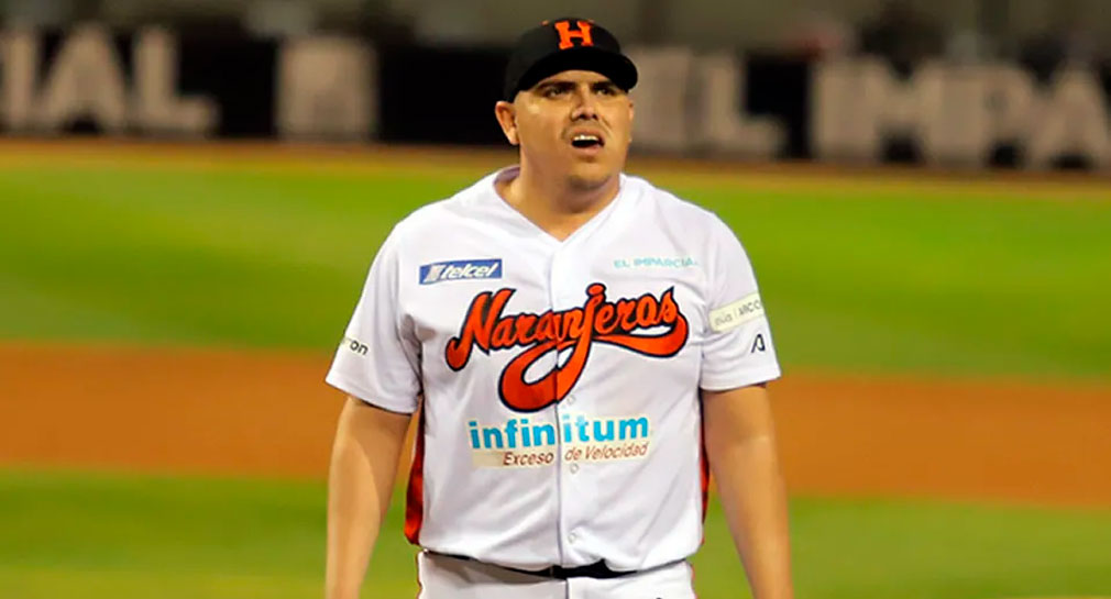 Juan Pablo Oramas se perderá su salida del cuarto juego por Naranjeros ante Águilas