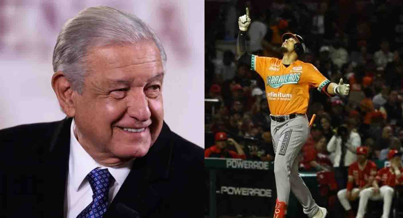 AMLO felicita a Naranjeros de Hermosillo por su título 17 en LMP: ‘en 4 juegos arreglaron a Mazatlán’