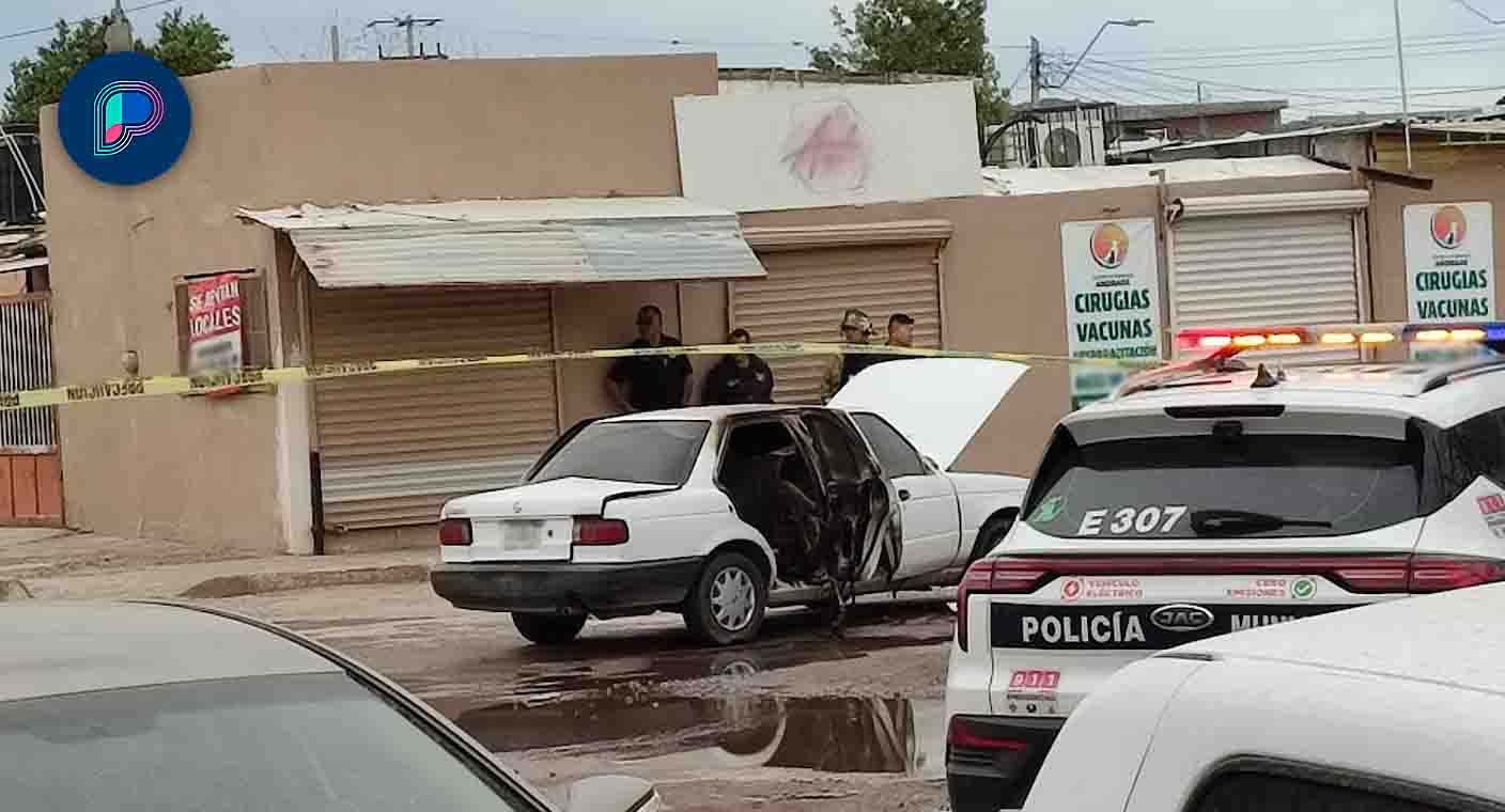 Muere una persona tras incendiarse su vehículo al norte de Hermosillo