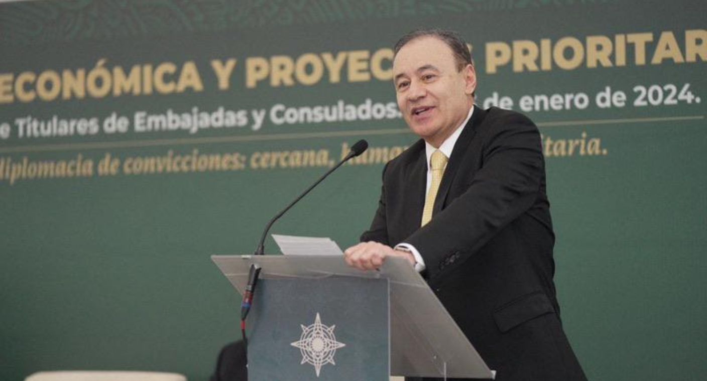 Presenta gobernador Durazo Plan Sonora de Energía Sostenible en panel de Promoción Económica y Proyectos Prioritarios ante embajadores y cónsules