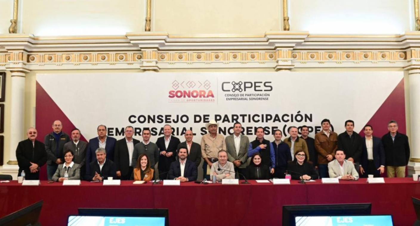 Acuerdan gobierno de Sonora y empresarios afianzar inversiones internacionales en el estado