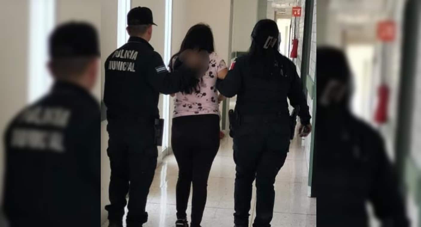 Policías trasladan a mujer de la colonia Altares por labor de parto a clínica 68 del IMSS en Hermosillo