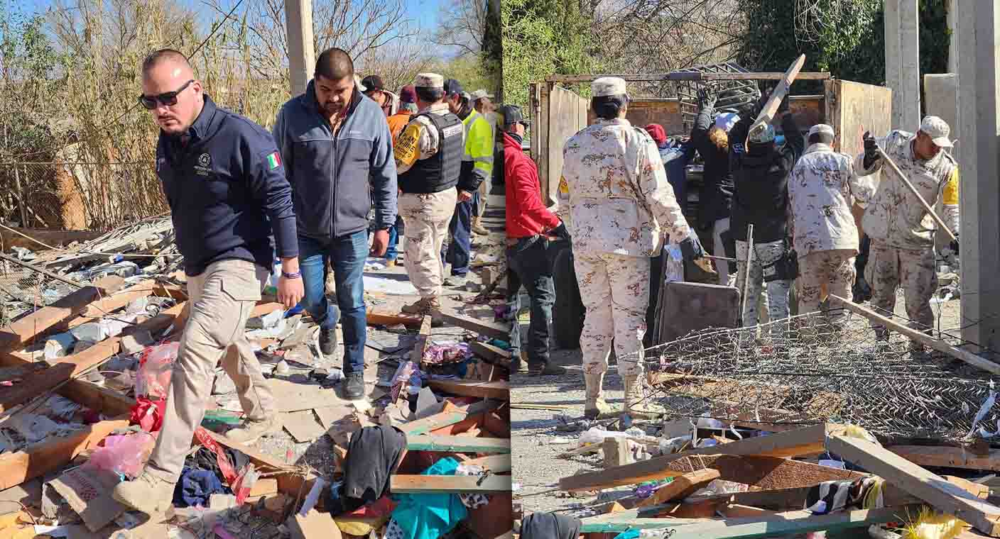Casas en pérdida total y múltiples heridos deja explosión de vivienda en Cananea