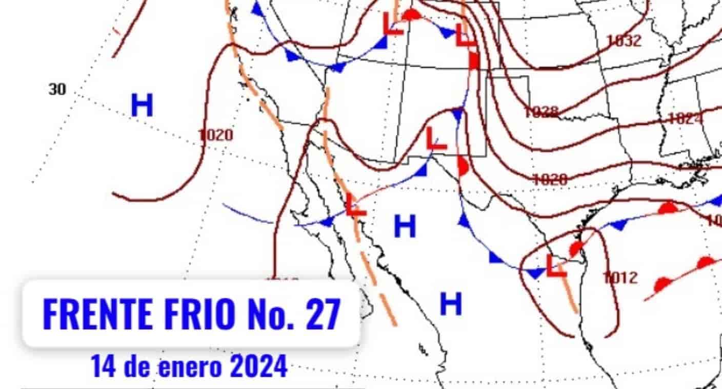 Iniciará la semana con nuevo frente frío en Sonora, prevé Protección Civil