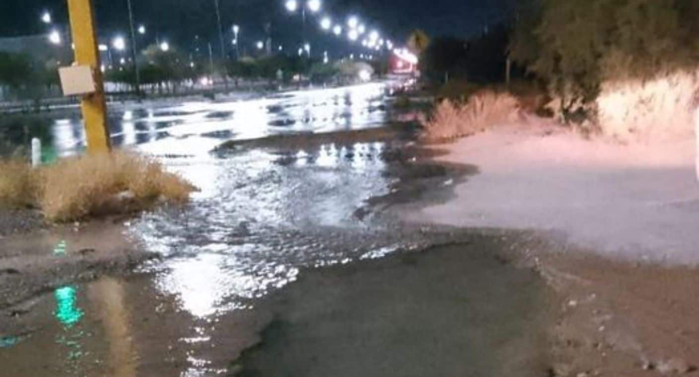Por una fuga en tubería, 15 colonias se quedarán sin el servicio de agua, al sur de Hermosillo