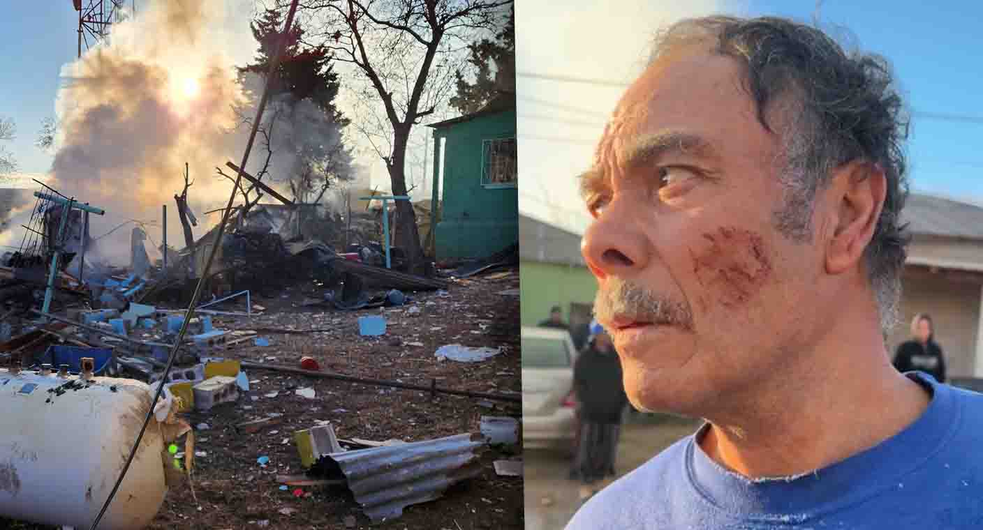 Jesús Urrea, el vecino que salvó a un hombre de 88 años tras explosión de casa en Cananea