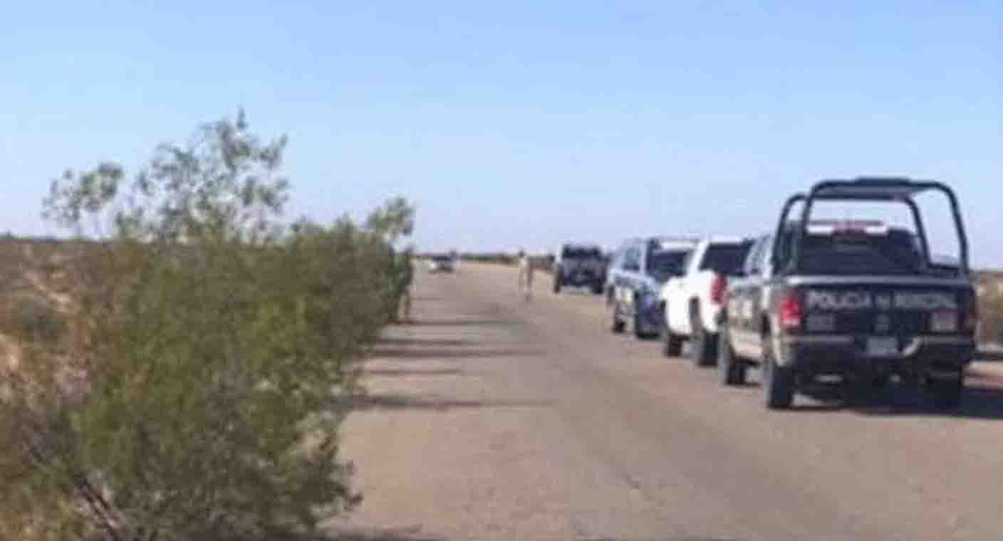 Localizan 4 personas sin vida sobre carretera SLRC-Golfo de Santa Clara en Sonora
