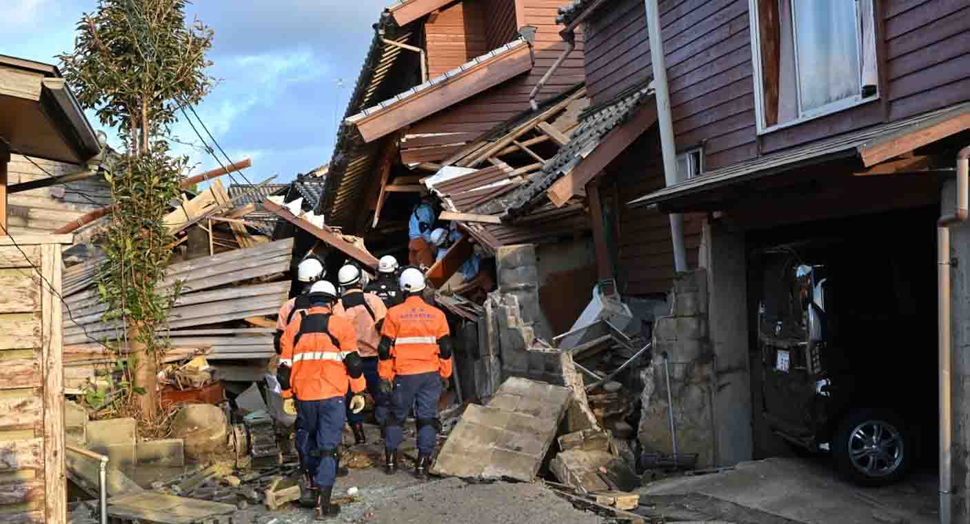 Sube a 73 cifra de fallecidos tras terremoto en Japón; reportan al menos 323 heridos