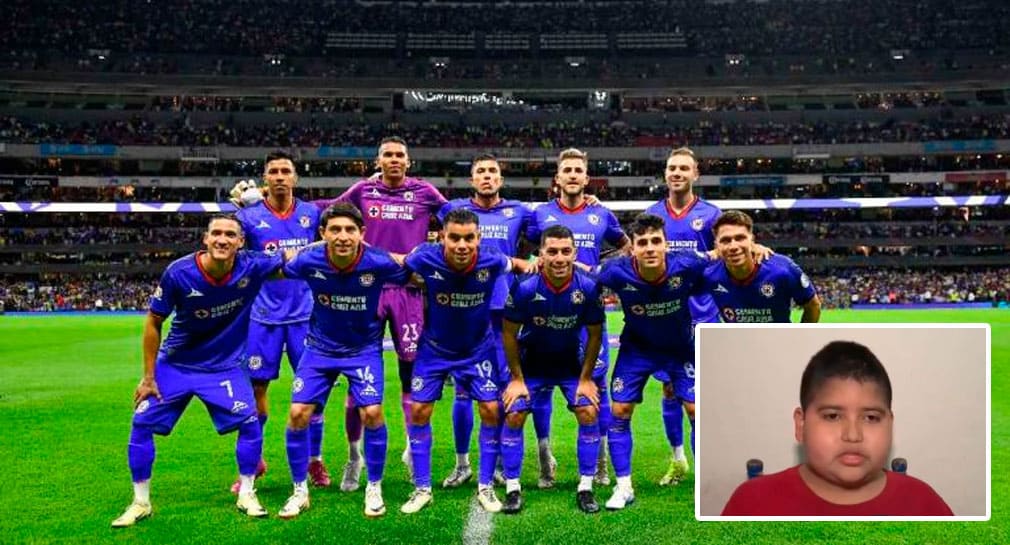 Cruz Azul cumple sueño de niño aficionado con leucemia que dejó las quimioterapias