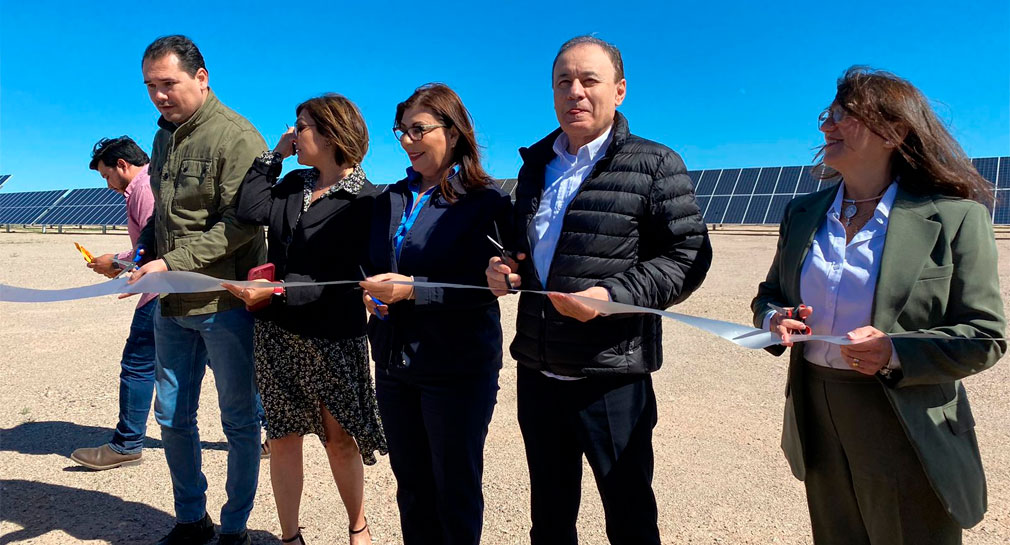 Inaugura Alfonso Durazo Parque Solar Akin en Puerto Libertad, primero como parte del Plan Sonora