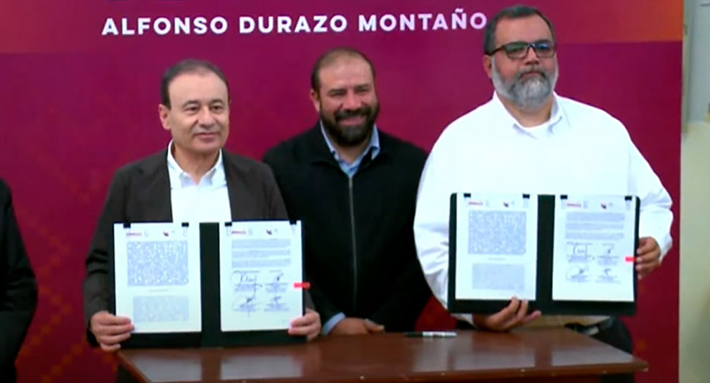 Firman Gobierno de Sonora y CFE convenio para llevar internet a pequeñas comunidades