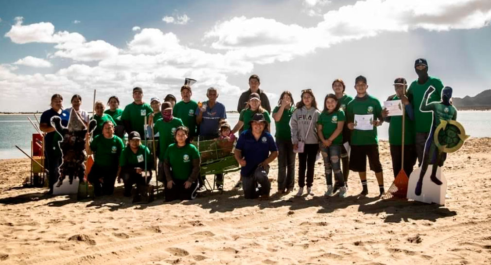 Más de 150 personas recogen casi 900 kilos de basura en jornada de limpieza del Estero Santa Cruz, en Bahía de Kino