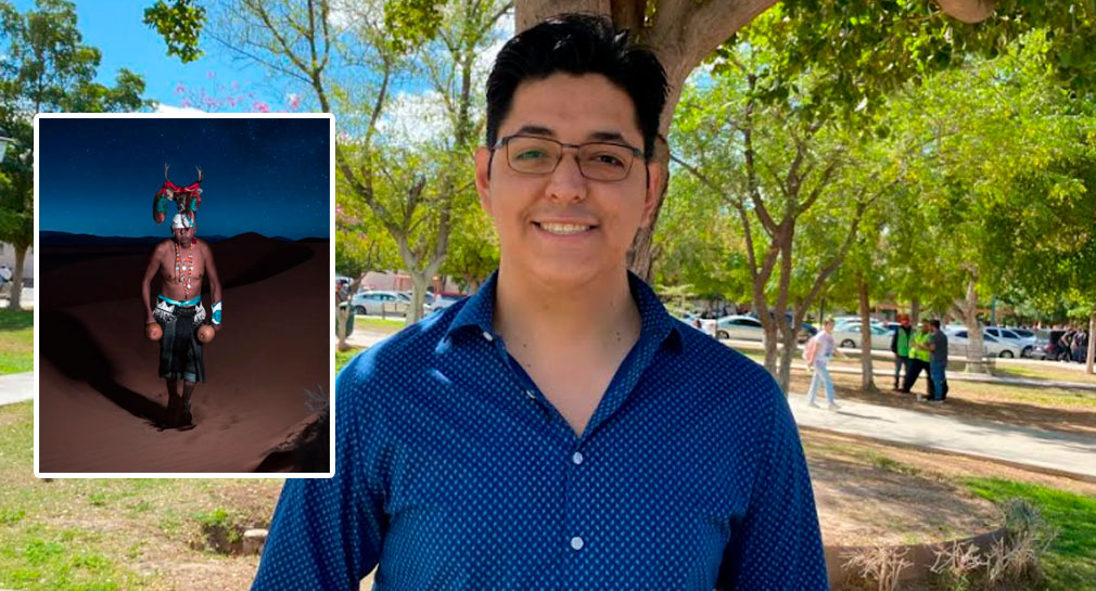 Efraín Rentería, fotógrafo hermosillense, llevó la Danza del Venado y su trabajo hasta la revista Vogue
