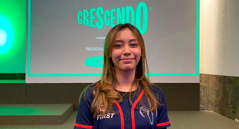 Illian Estefanía Gutiérrez, estudiante de PrepaTec en Hermosillo, es una de las mujeres que representará a Sonora en importante torneo de robótica
