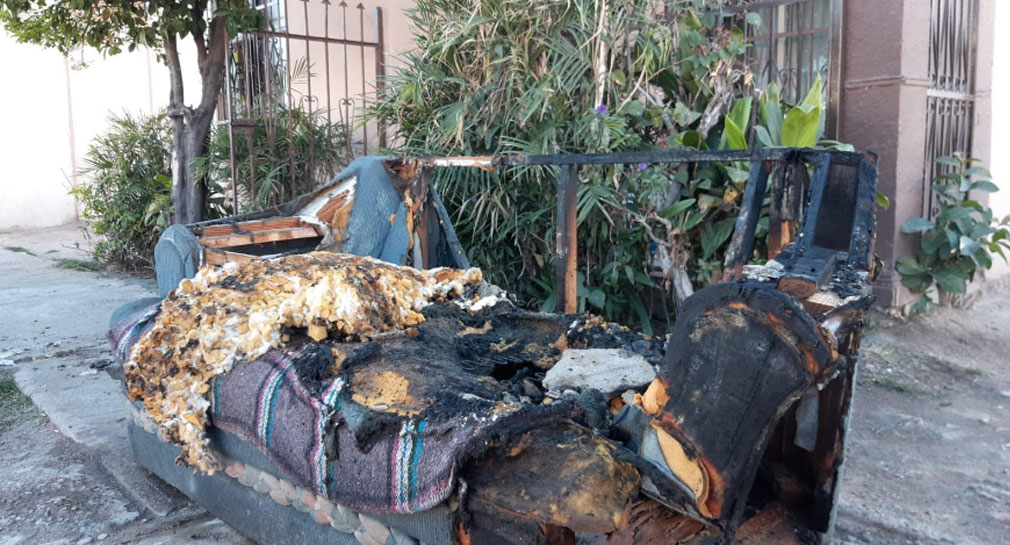 Sofocan Bomberos de Hermosillo incendio en vivienda de la colonia Jesús García