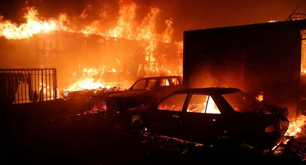 Suben a 51 víctimas de incendios en Chile
