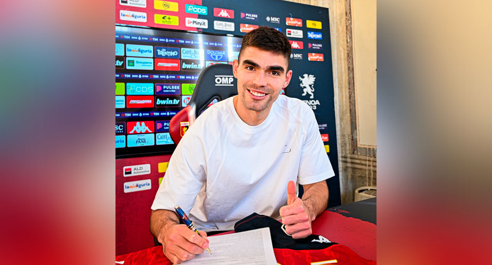 El sonorense Johan Vásquez extiende su contrato con el Genoa italiano hasta 2027