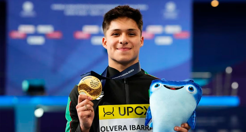 “Falta mi beca”: Clavadista Osmar Olvera manda mensaje a la Conade tras felicitación por su medalla de oro