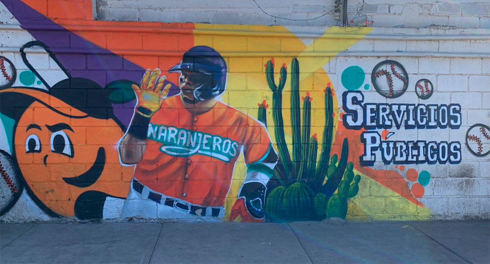 Develan mural de Isaac Paredes en patios de Servicios Públicos Municipales, en Hermosillo