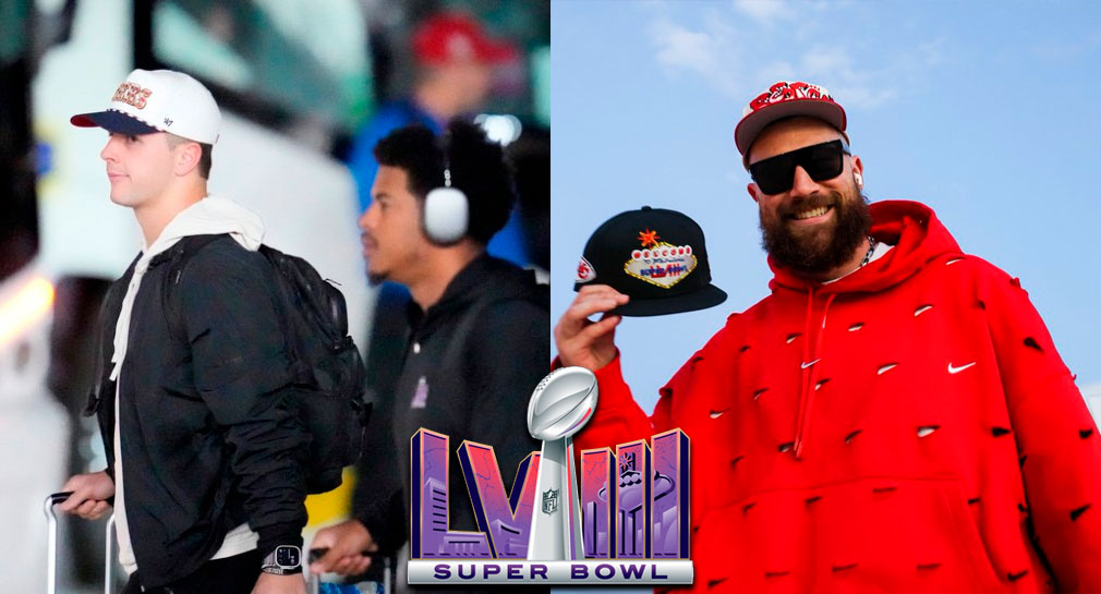 Chiefs y 49ers ya están en Las Vegas, se prepararán para el Super Bowl LVIII
