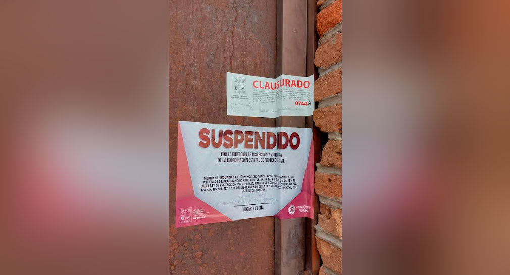 Clausuran bar en el centro de Hermosillo por no contar con programa de protección civil