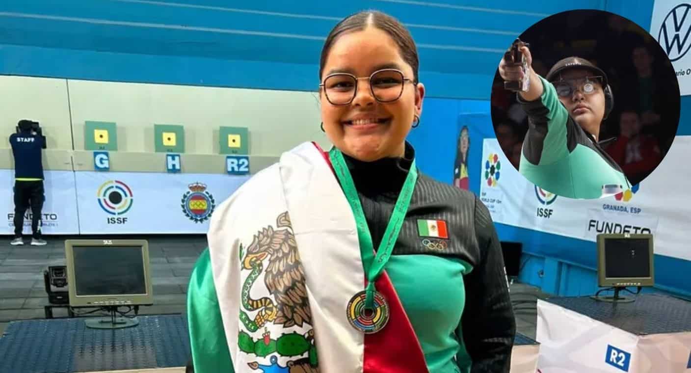 La hermosillense Andrea Ibarra gana medalla en Copa Mundial de Tiro, en España