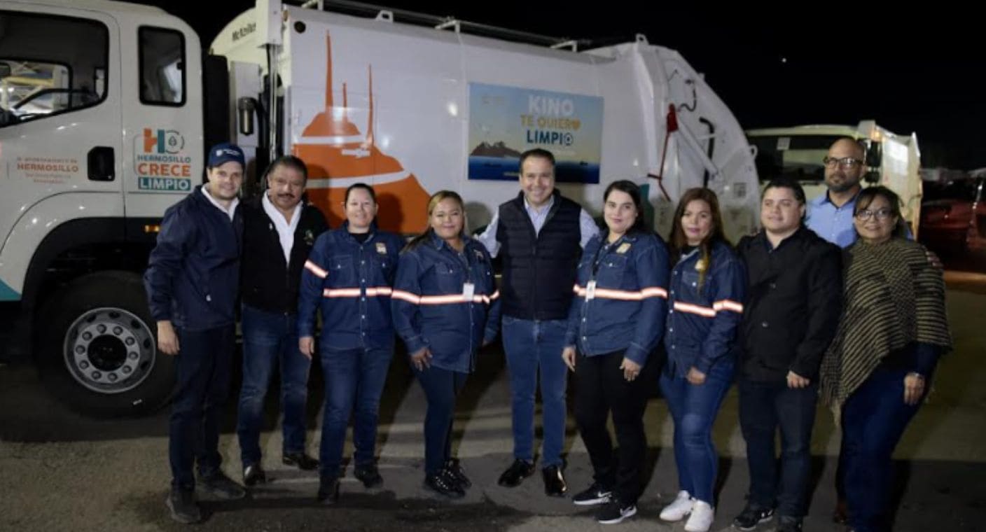Se incorpora la unidad Supercolectoras con primera tripulación de mujeres a la recolección de basura en Hermosillo
