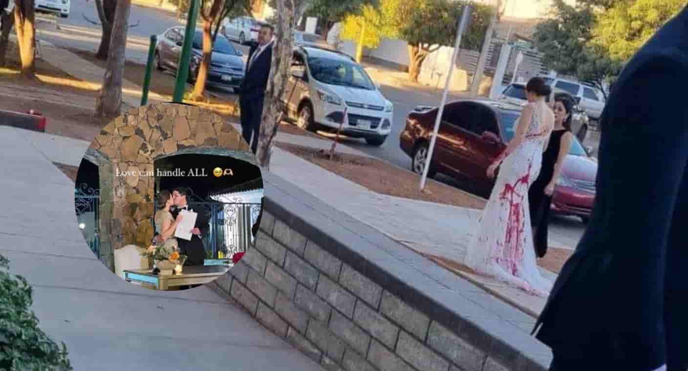 Suegra arroja pintura al vestido de la novia para evitar que se casara con su hijo, en Cajeme, Sonora