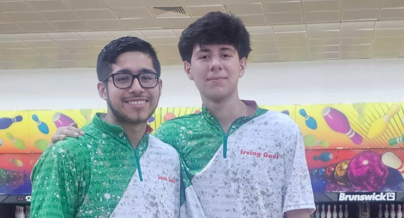 Sonorenses Irving Gael Varela y José Luis Urías ganan medalla de oro y plata en torneo de boliche en Qatar
