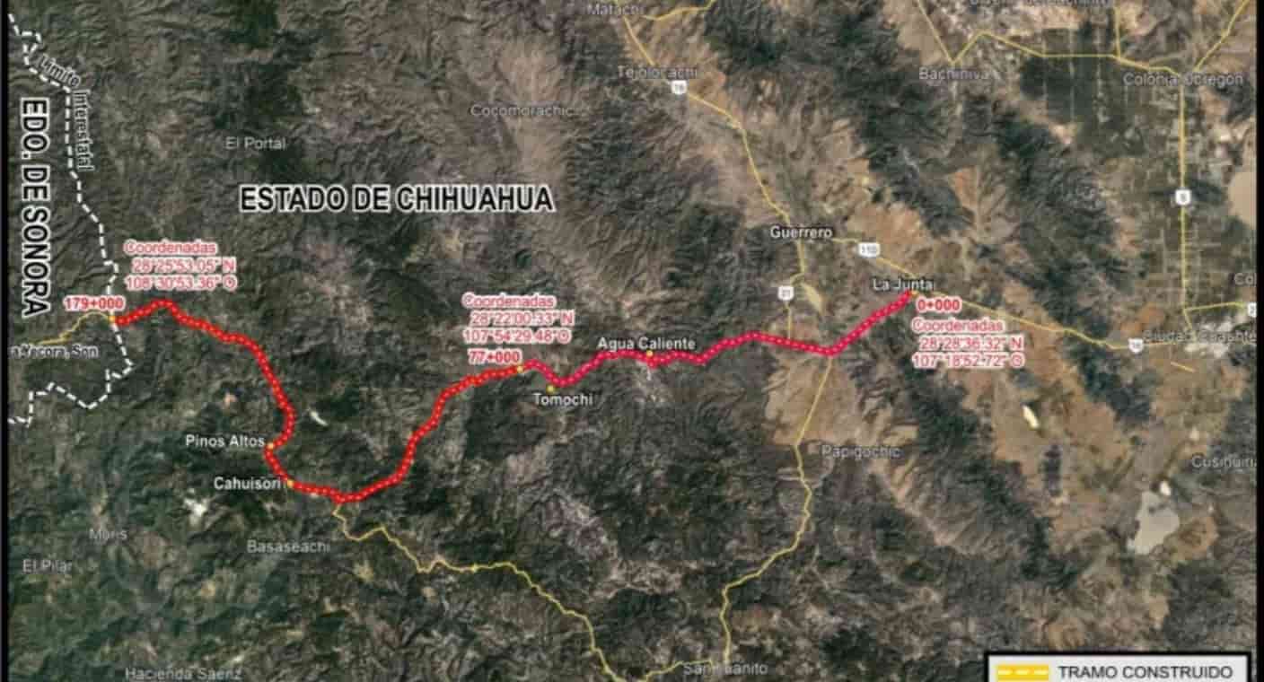 Carretera Guaymas-Chihuahua será de 4 carriles; estará lista antes de acabar mi gobierno: Alfonso Durazo