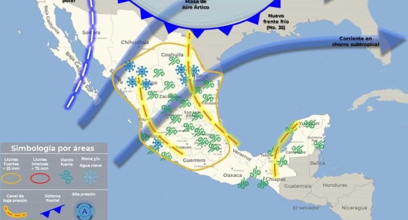 Pronostican nuevo frente frío para la próxima semana en Sonora; prevén descenso en las temperaturas