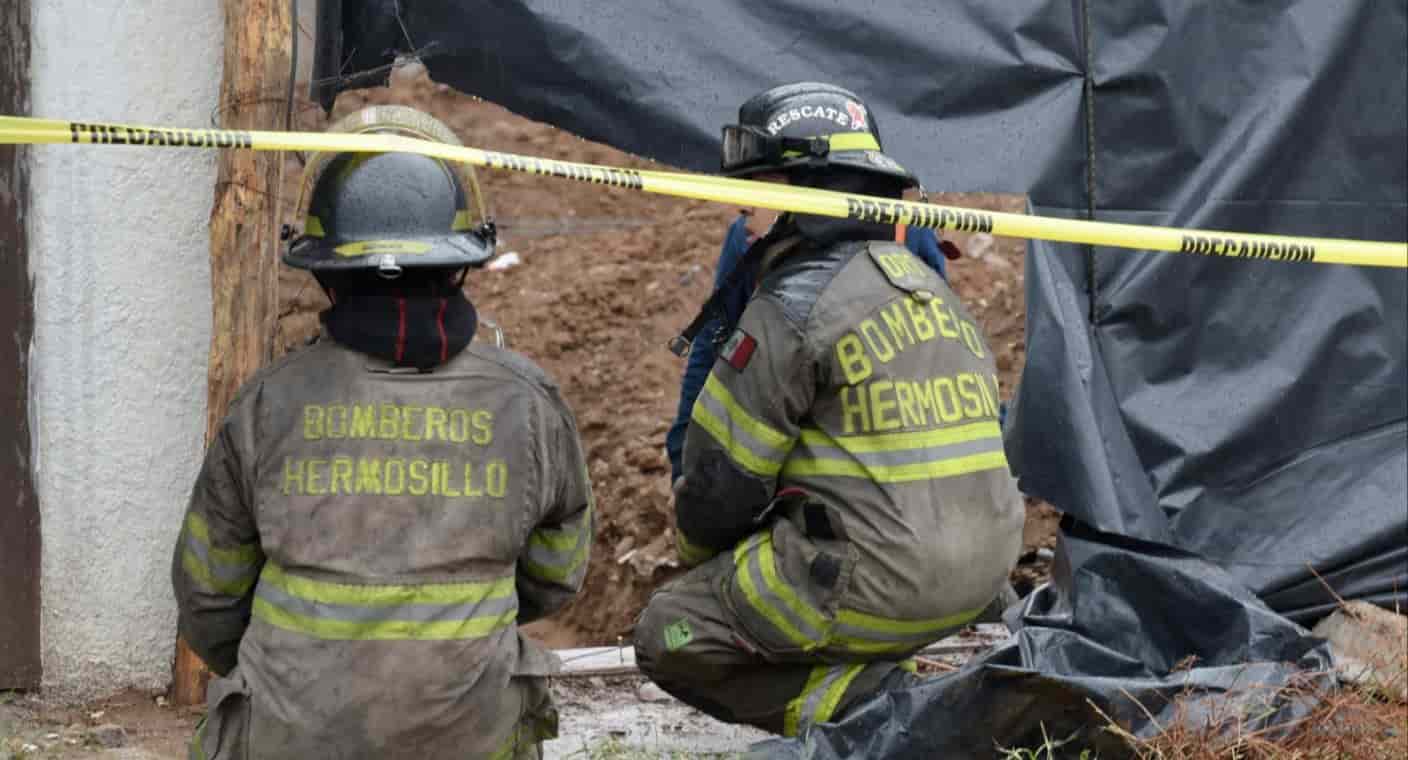 Controlan bomberos fuga de gas en un predio en construcción en la colonia Villa del Sol, de Hermosillo