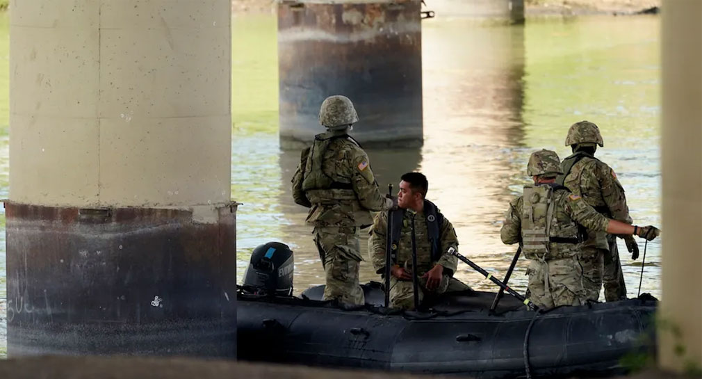Texas construirá base de operaciones de la Guardia Nacional de EEUU para frenar migración