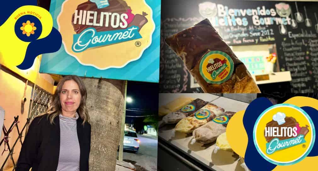 Tras perder su trabajo en 2012, Lupita Valenzuela inició en la venta de raspados y ahora ofrece hielitos ‘gourmet’ en Hermosillo