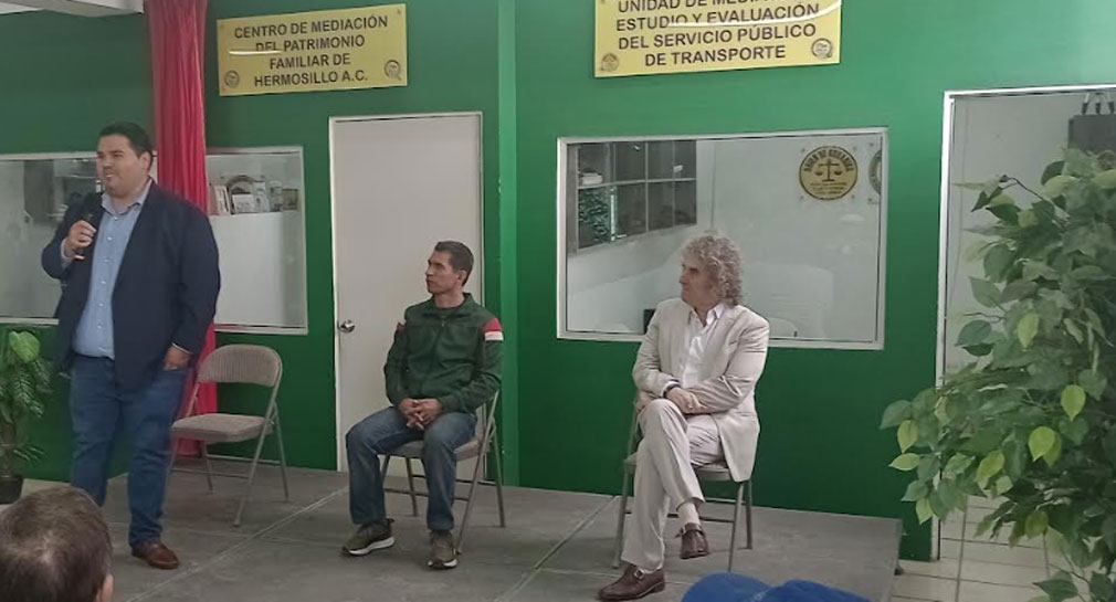 Inaugura Unión de Usuarios de Hermosillo unidad para atender quejas de usuarios del transporte público