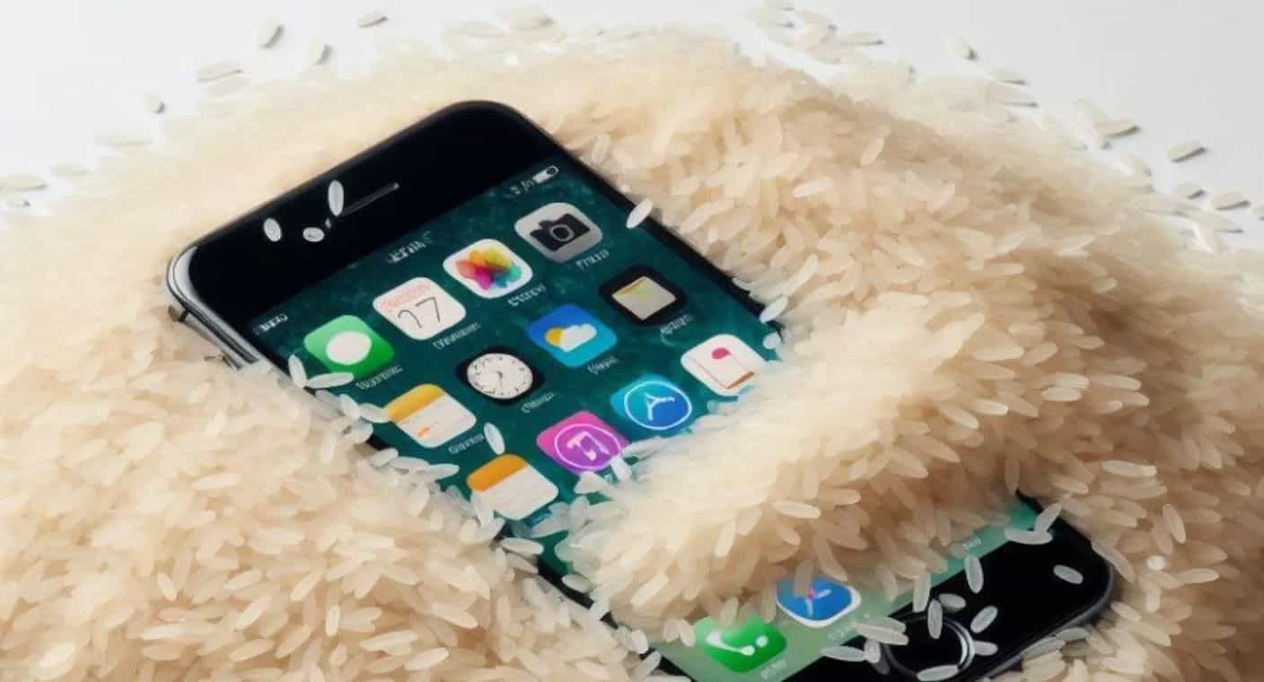 Apple desmiente que sirva dejar un iPhone mojado en arroz