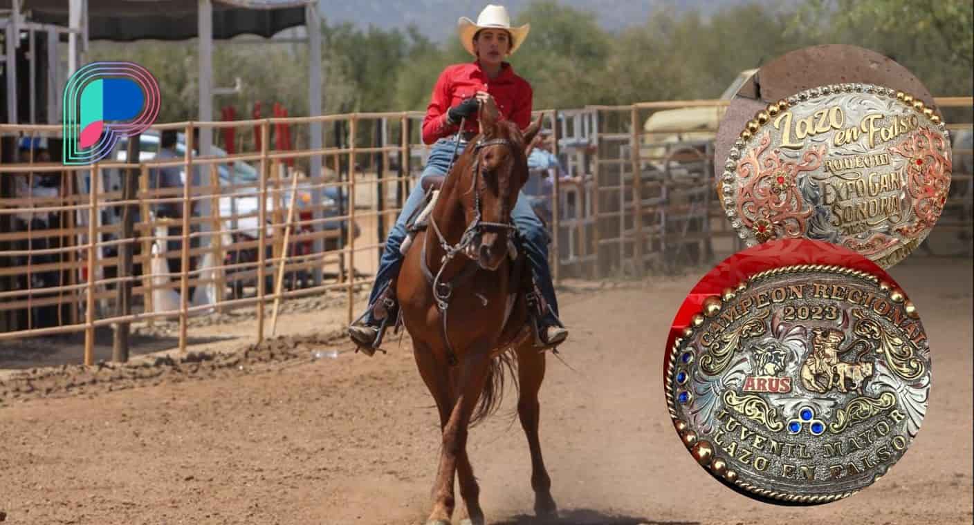 La sonorense Narell Gámez representará a México en la categoría de lazo en falso del Mundial de Rodeo en EEUU