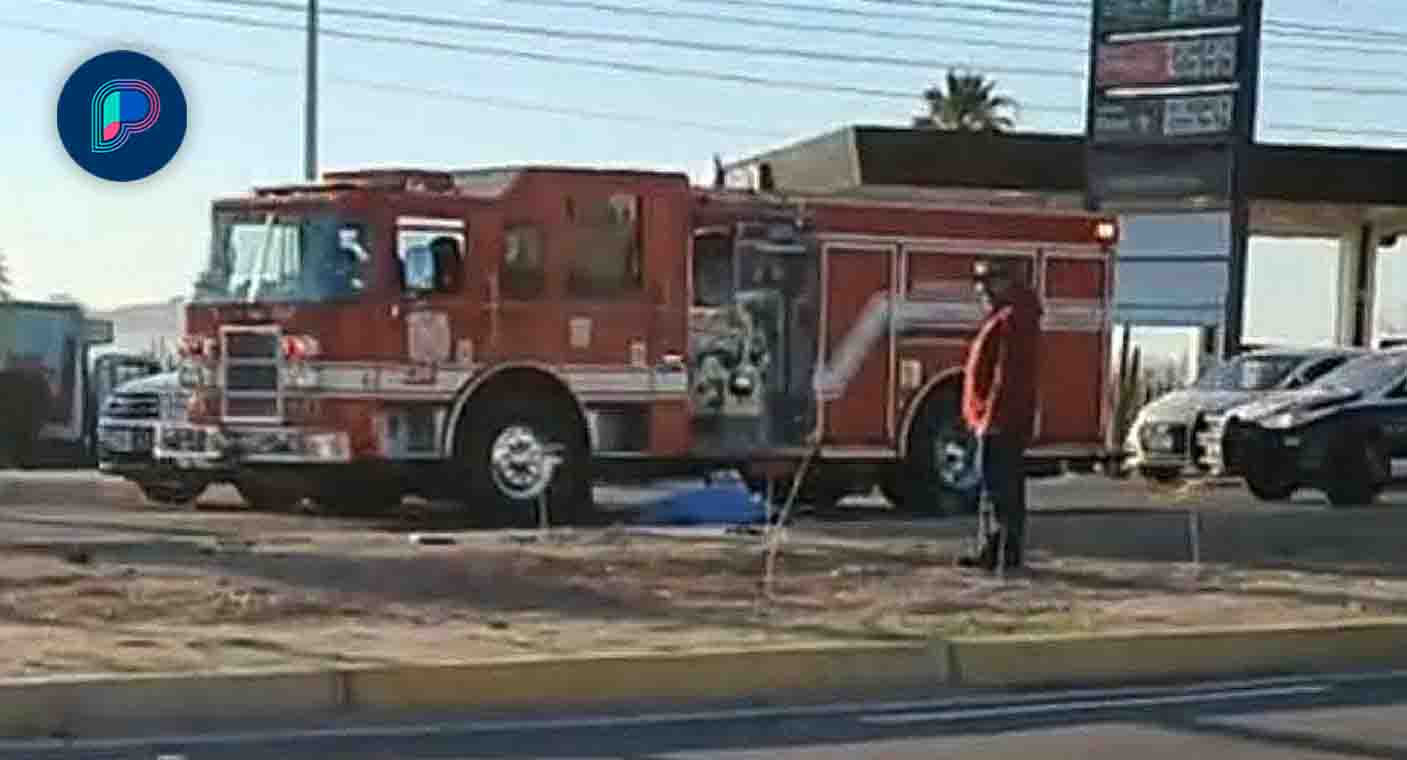 Muere motociclista en choque de dos vehículos al oriente de Hermosillo