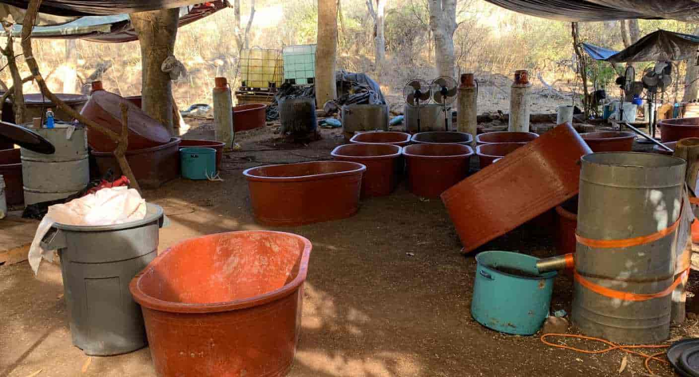 Localizan en Sonora el laboratorio clandestino más grande en el sexenio de AMLO para crear metanfetaminas