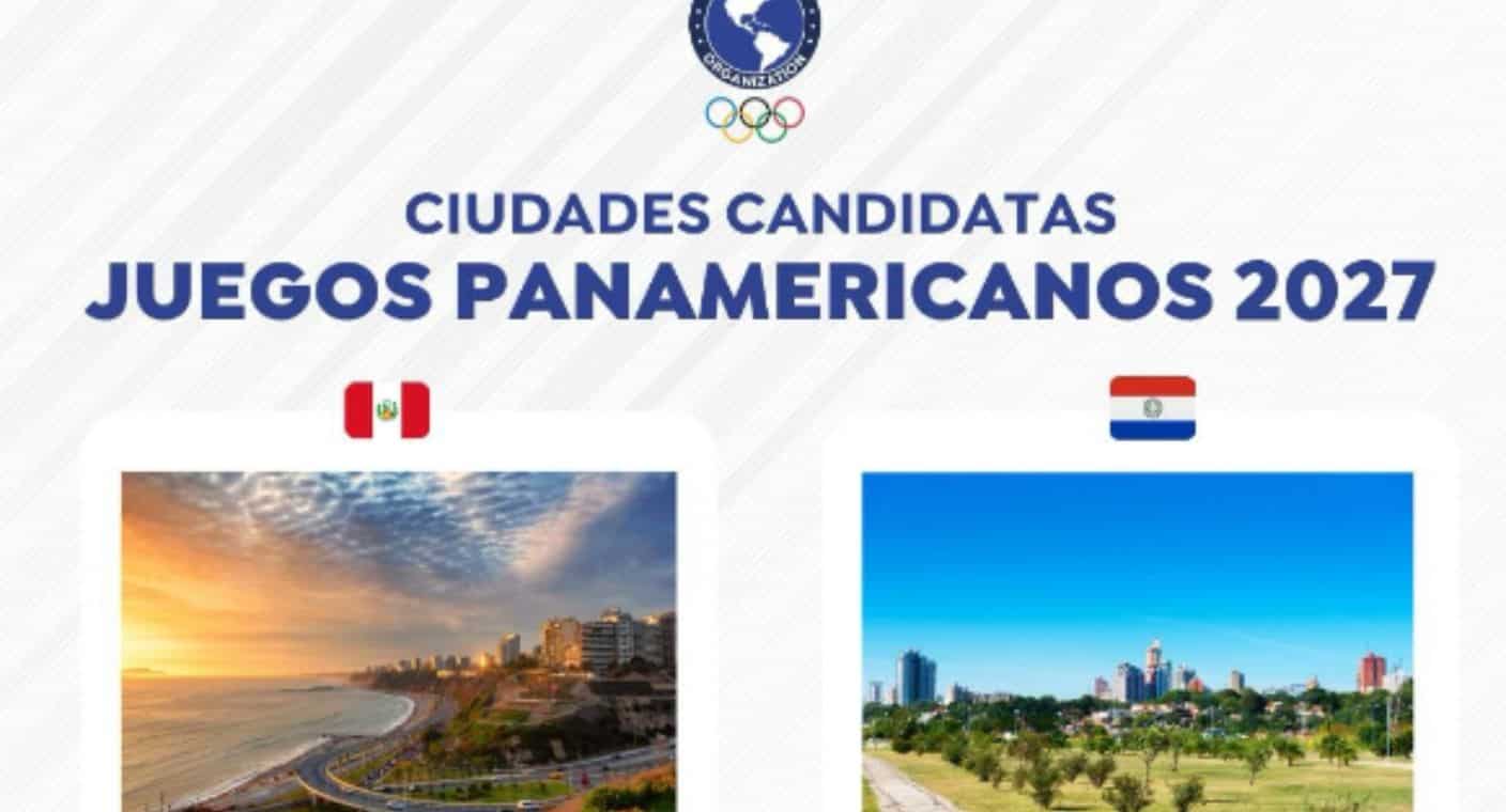 Anuncian a Asunción y Lima como las ciudades candidatas para Los Juegos Panamericanos 2027