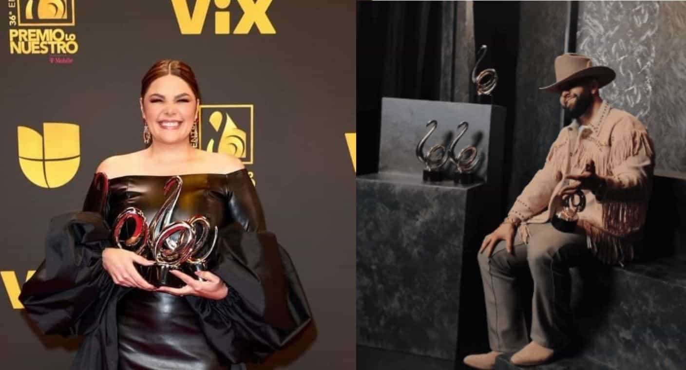 Sonora arrasa en Premios Lo Nuestro: Yuridia y Carin León quienes más recibieron galardones